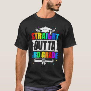 Camiseta Acaba de salir del niño graduado de 3er grado