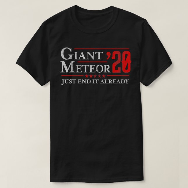 Camiseta Acaba De Terminarlo Ya Gigante Meteor 2020 Pullove (Diseño del anverso)