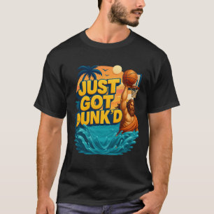 Camiseta Acabado de ser hundido Divertido Bautizo Jesús Jug