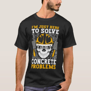 Camiseta Acabador de hormigón Albañil Albañilería  1