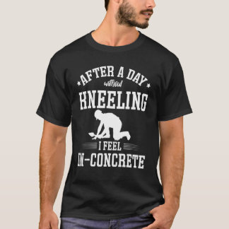 Camiseta Acabador de hormigón de construcción