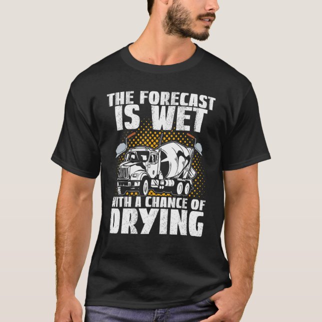 Camiseta Acabador de hormigón de construcción (Anverso)