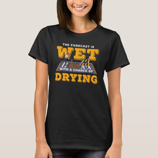 Camiseta Acabador de hormigón de construcción 1 (Anverso)