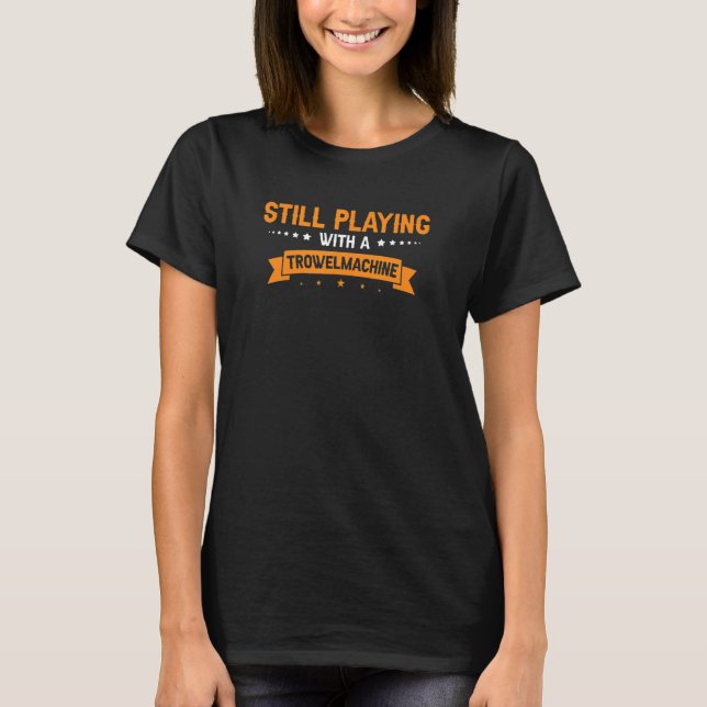 Camiseta Acabador De Hormigón Para Cemento De Construcción (Anverso)