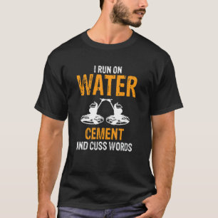 Camiseta Acabador De Hormigón Para Hombre Para Trabajos De 