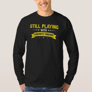 Camiseta Acabador de hormigón para obras de cemento
