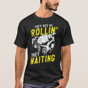 Camiseta Acabador de hormigón para obras de cemento