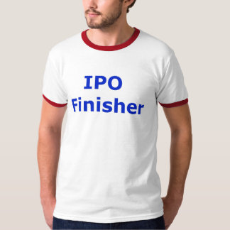 Camiseta acabadora del ipo