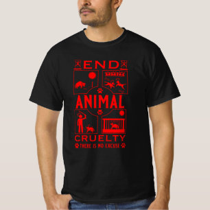 Camiseta Acabar con la crueldad animal