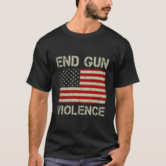 Camiseta Acabar con la violencia de las armas Proteger a nu