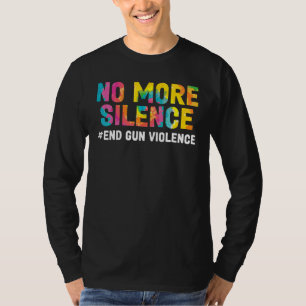 Camiseta Acabar con la violencia de las armas usar Naranja 