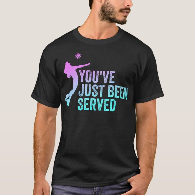 Camiseta Acabas De Ser Servido Divertido (Anverso)