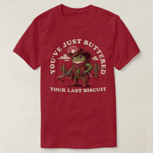 Camiseta ACABAS DE UNTAR Funny Cowboy Frog Western