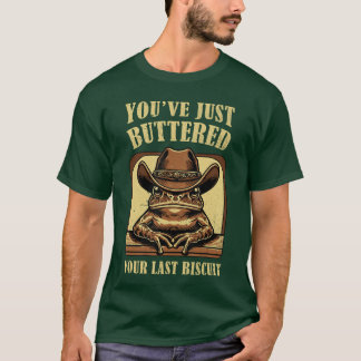 Camiseta Acabas de untar tu último bizcocho wester retro