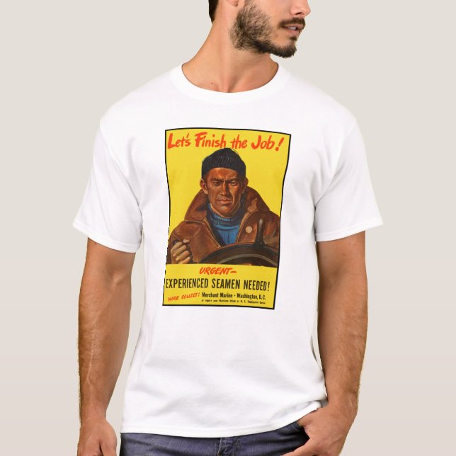 Camiseta ¡Acabemos el trabajo! (Anverso)
