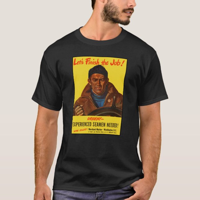 Camiseta ¡Acabemos el trabajo! (Anverso)