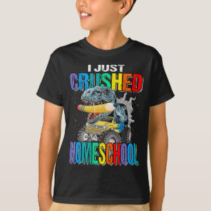 Camiseta Acabo de aplastar a un monstruo de Dinosaur TRex d