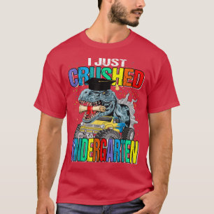 Camiseta Acabo De Aplastar A Un Monstruo De Jardín De Niños