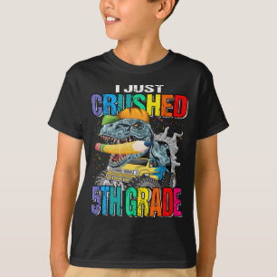 Camiseta Acabo de aplastar a un monstruo de quinto grado di