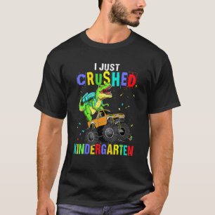 Camiseta Acabo De Aplastar Al Monstruo De Dinosaurios Trex