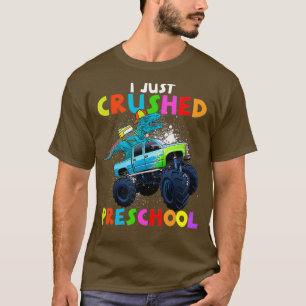 Camiseta Acabo de aplastar los juegos de dinosaurios de pre