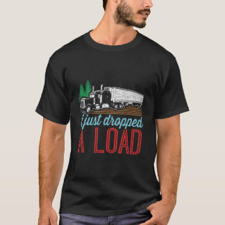 Camiseta Acabo De Caer Un Camionero Gracioso