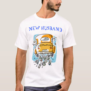 Camiseta Acabo de casar (2A), NUEVO MARIDO