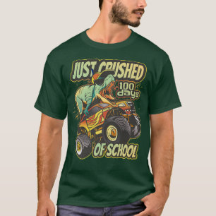Camiseta Acabo de cumplir 100 días de escuela Dinosaurio T