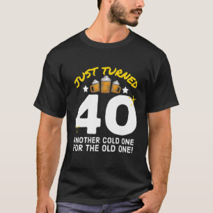 Camiseta Acabo De Cumplir 40 Fríos Para El Viejo 40 Nacimie