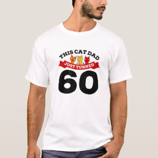 Camiseta Acabo De Cumplir 60 Días De Papá Gato 60.