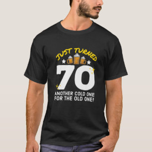 Camiseta Acabo De Cumplir 70 Fríos Para El Viejo 70 Nacimi
