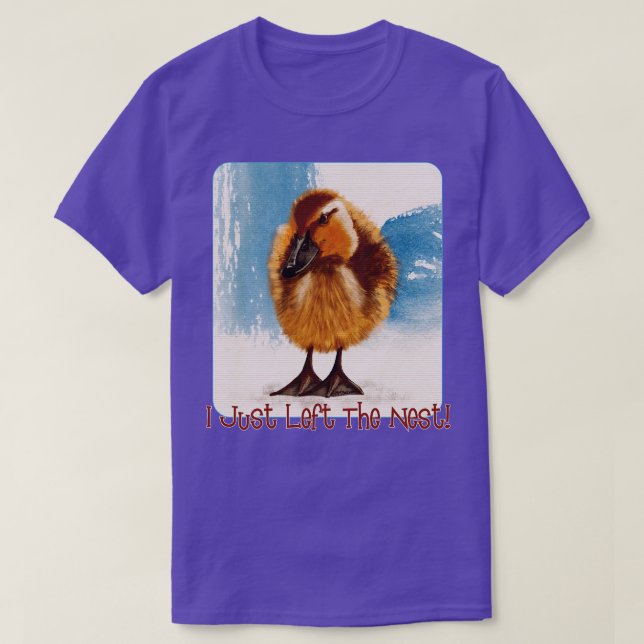 Camiseta Acabo De Dejar El Nido (Diseño del anverso)