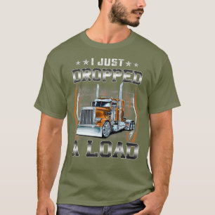 Camiseta Acabo De Dejar Un Gracioso Regalo De Conductor De 