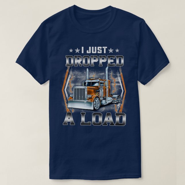 Camiseta Acabo De Dejar Un Gracioso Regalo De Conductor De  (Diseño del anverso)