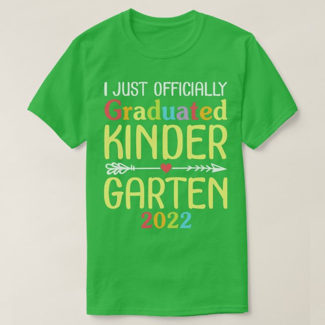 Camiseta Acabo De Graduar Oficialmente El Jardín De Niños 2 (Diseño del anverso)