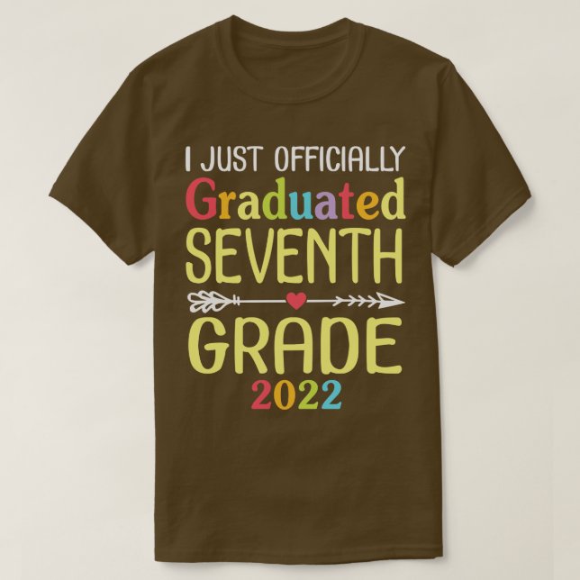 Camiseta Acabo De Graduar Oficialmente El Séptimo Grado 202 (Diseño del anverso)