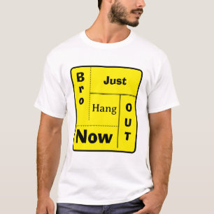 Camiseta Acabo de Hank Out Citas para los hombres de la cam
