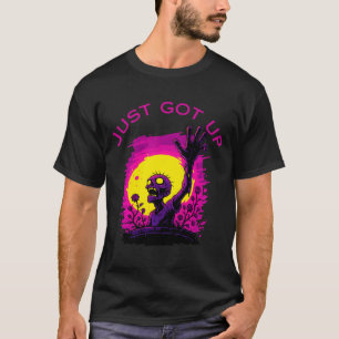 Camiseta Acabo De Levantarse - Vintage Undead Hand Rising T