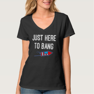 Camiseta Acabo De Llegar Al Bang 4 De Julio Fireworks Patri