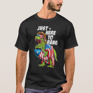 Camiseta Acabo De Llegar Al Niño De Rex Dinosaurio Del 4 De