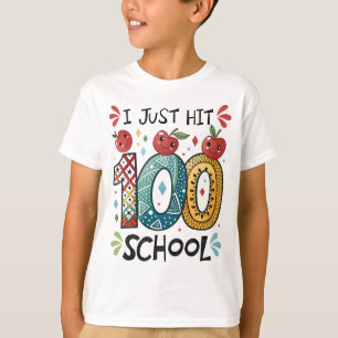 Camiseta Acabo de recibir 100 días de celebración escolar