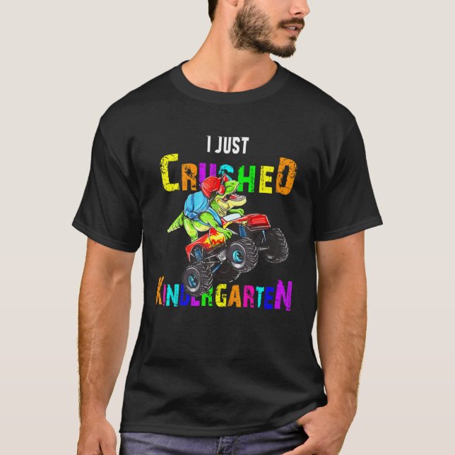 Camiseta Acabo de romper el Monstruo de Dinosaur Trex en Ki (Anverso)