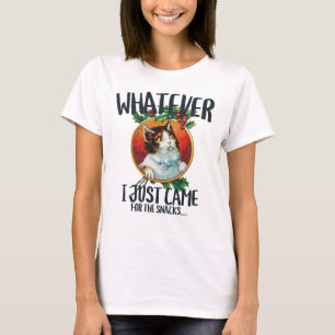 Camiseta Acabo de venir por los refrigerios de gatitos