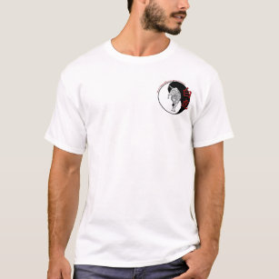 Camiseta Academia blanca de los artes marciales del tigre -