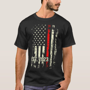 Camiseta Academia de Bomberos de Graduación Shirt Red Line