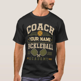 Camiseta Academia de Entrenadores de Pickleball Personaliza