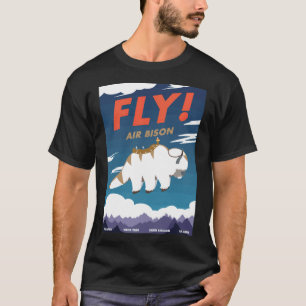 Camiseta Academia de equitación del Poster de aerolíneas Fl
