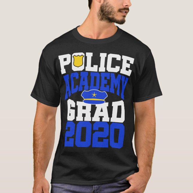 Camiseta Academia de Graduación Policial 2020 Nuevo Oficial (Anverso)