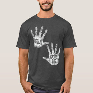 Camiseta Academia de HOLA y ADIÓS SALUDOS DIARIOS Humor Vi