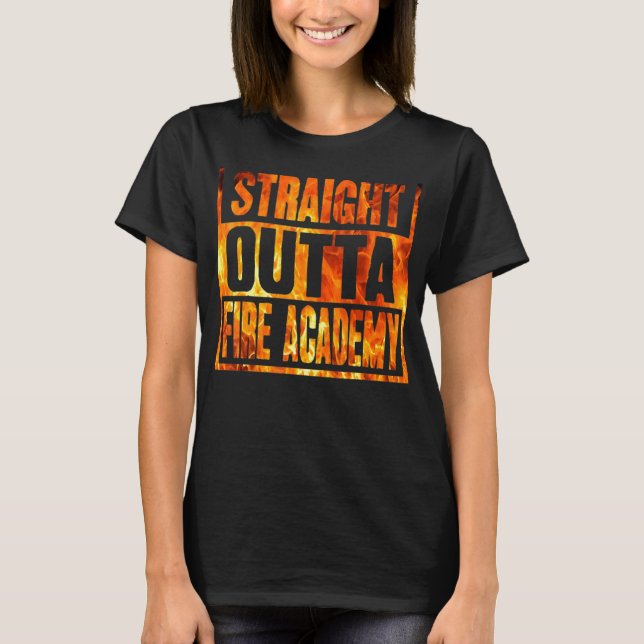 Camiseta Academia de Incendios Directo Saliente (Anverso)